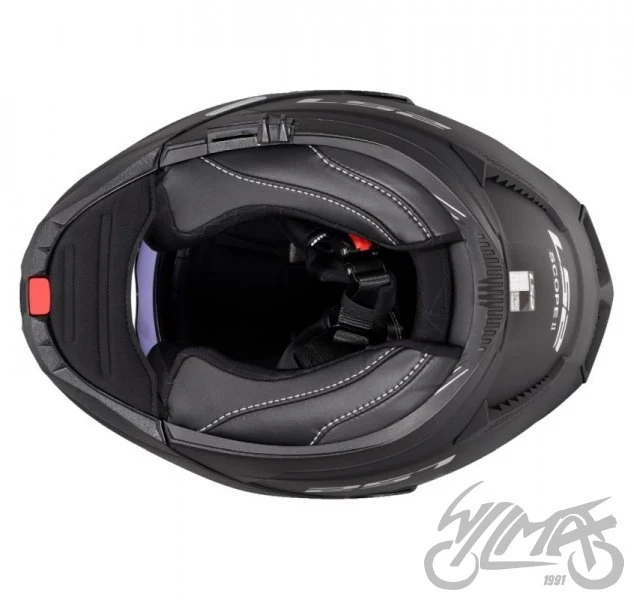 Kask szczękowy LS2 FF902 Scope II Solid Matt Black — L — ujęcie 6
