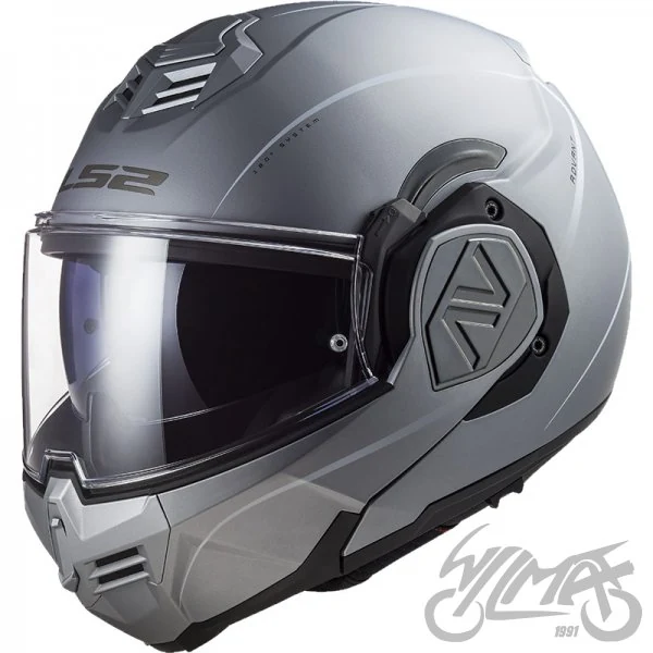 Kask szczękowy LS2 FF906 Advant Special Matt Silver — L — ujęcie 1