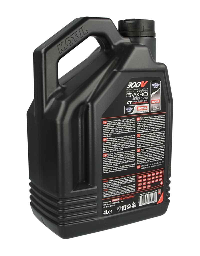 Olej 5W30 MOTUL 300 V factory line road 4T 4 l — ujęcie 13