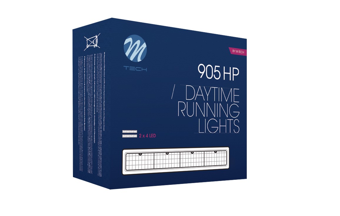 Światła do jazdy dziennej LED DRL 905HP M-Tech LD905 — ujęcie 6