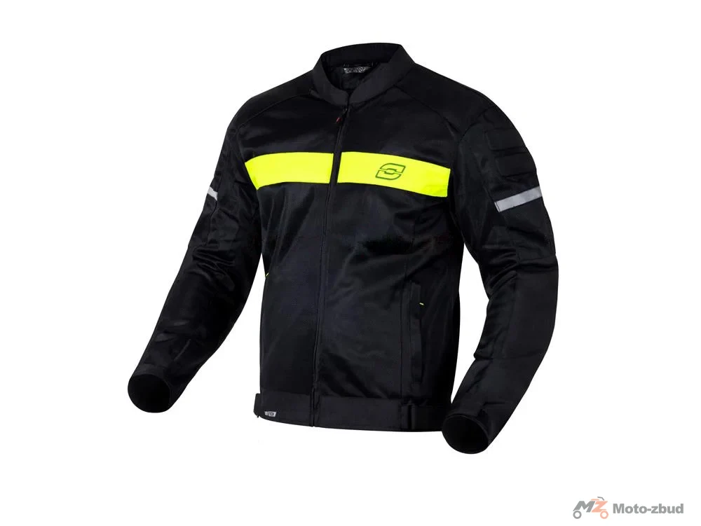 Kurtka motocyklowa Tekstylna Ozone Dart black/fluo rozmiar 2XL