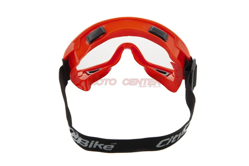 Gogle Cross City-Bike MD-889 czerwone — ujęcie 3