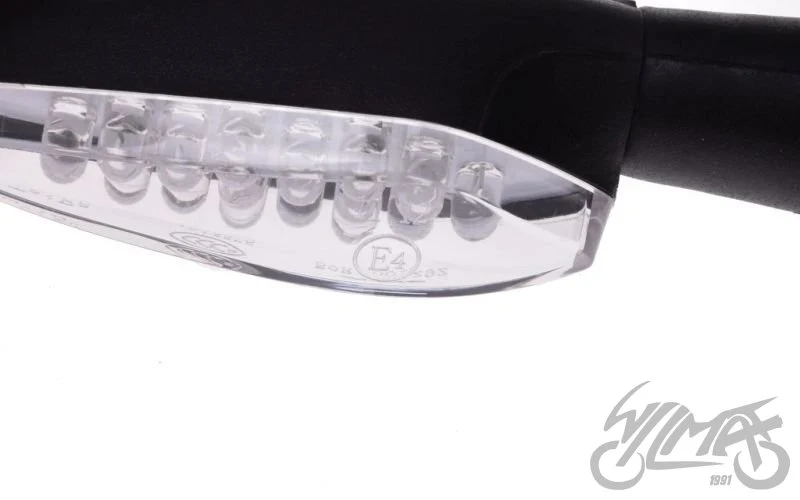 Kierunkowskazy LED 12 V 1 W, biały klosz — para — ujęcie 2