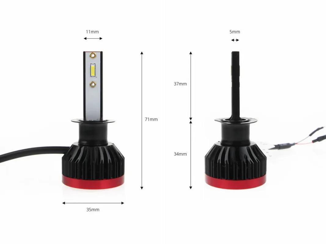 Żarówki H1 6000K 50W LED AMIO BF Series (2szt.) — ujęcie 3