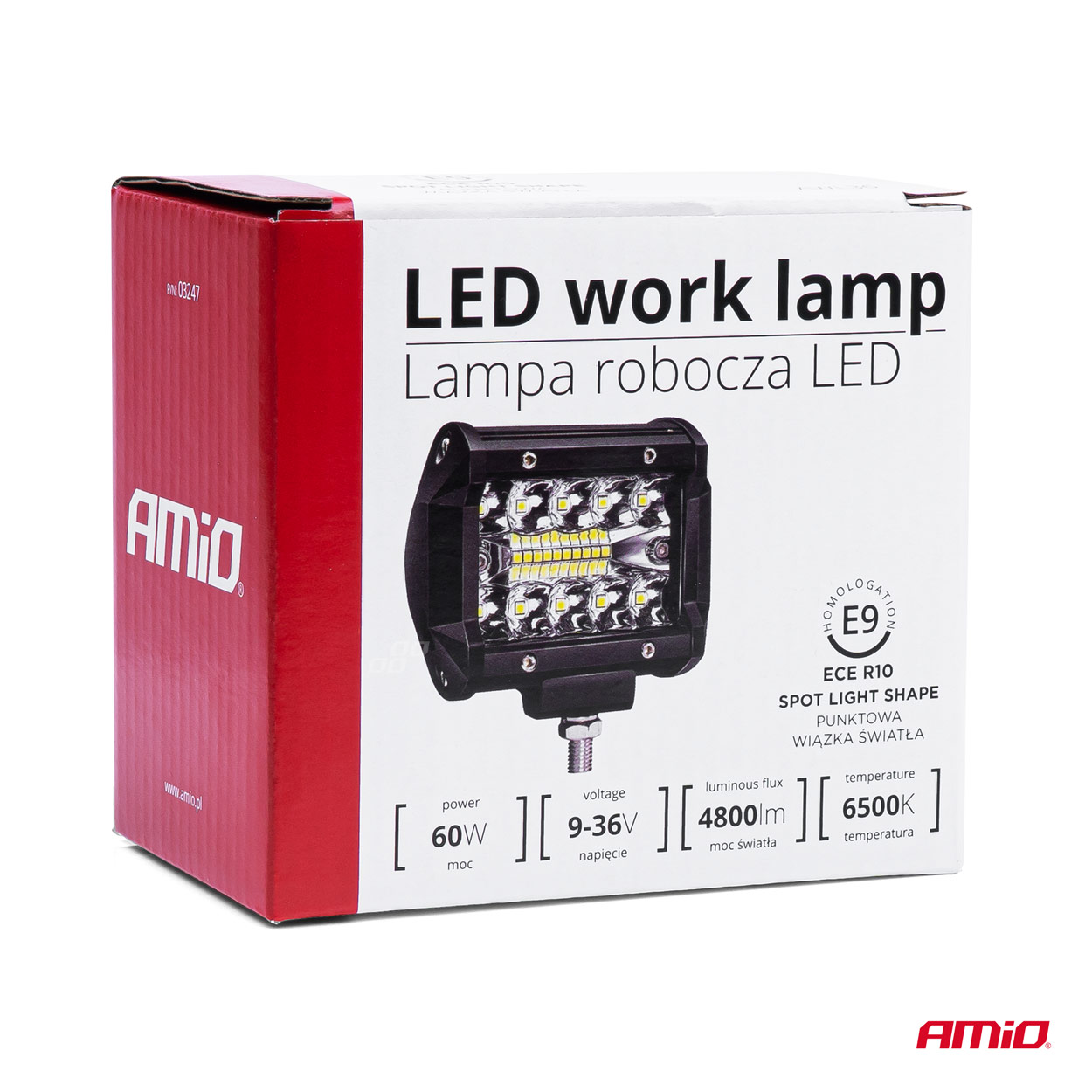 Lampa robocza LED szperacz AWL36 20 LED 60 W 12 V 24 V — ujęcie 4