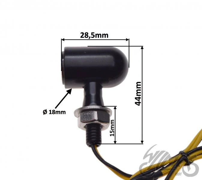 Kierunkowskaz mini LED, czarny — komplet AM1493 — ujęcie 2