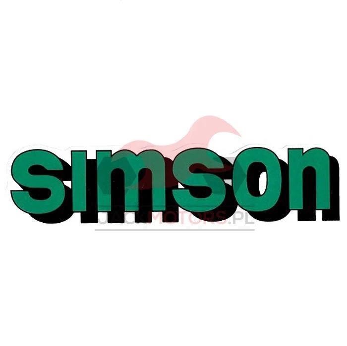 Naklejka Simson zbiornika zielona — ujęcie 1