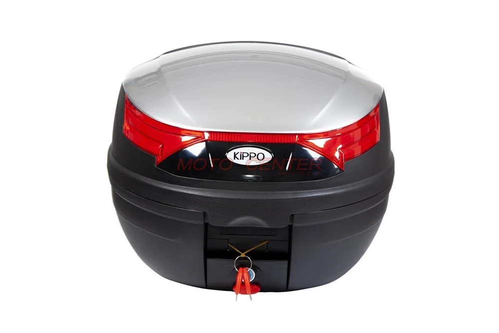 Kufer Kippo YM-816 czarny mat/srebrny czerwony Odblask 32L — ujęcie 2