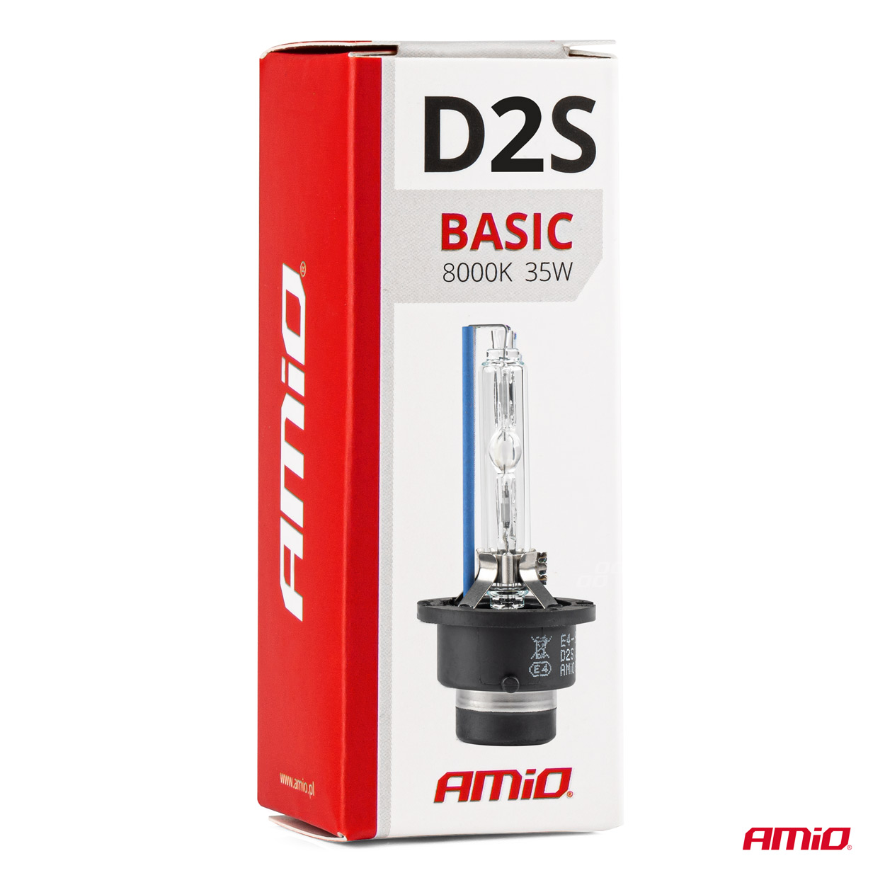 Żarówka ksenonowa żarnik xenon D2S 8000K AMiO BASIC — ujęcie 4