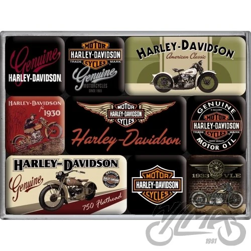 Magnes Harley-Davidson bikes 9 szt. 83037