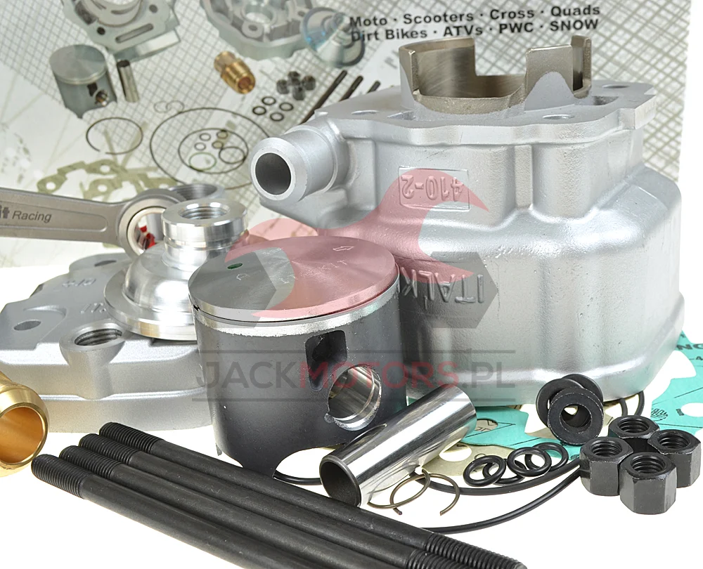 Cylinder kit Big Bore + wał Italkit racing 88 cm³ Derbi EBS050 LC — ujęcie 3