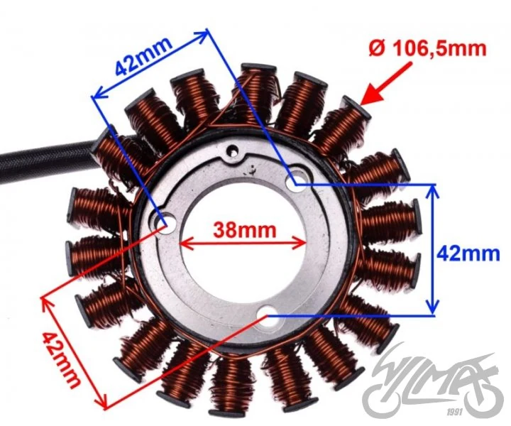 Stator do Suzuki GSXR600/750 2006-2010 — ujęcie 4