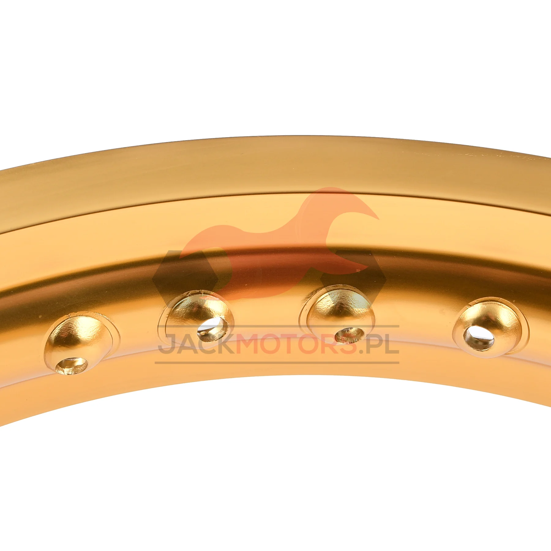 Obręcz koła 2,50 × 17 aluminiowa złota DPR Classic — ujęcie 3