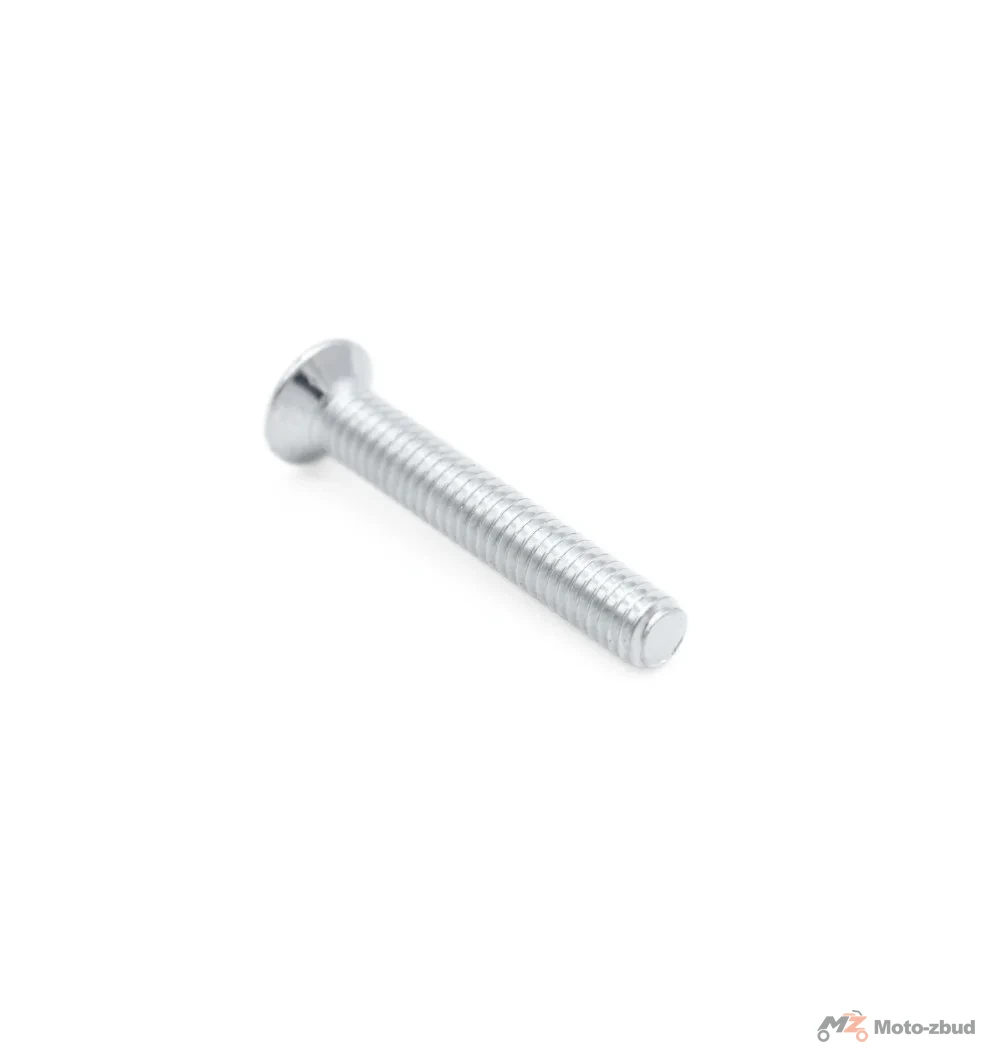 Junak 901/901F/904/122/122F/126 śruba (wkręt) M4 × 25 (stożkowa) napinacza łańcucha napędowego (ślizgu) — ujęcie 2