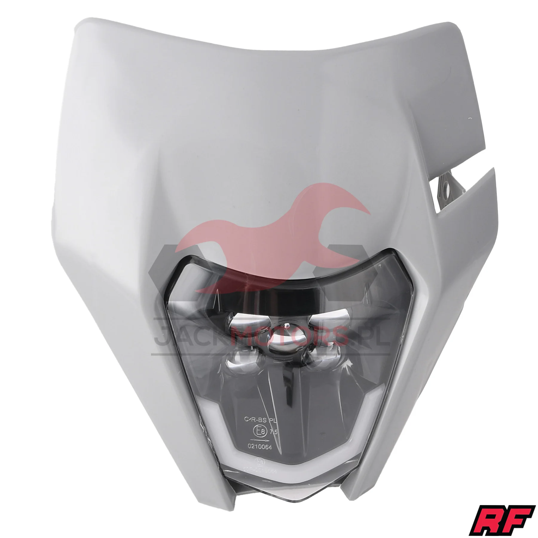 Owiewka uniwersalna Racing Force enduro LED V4 szara — ujęcie 1