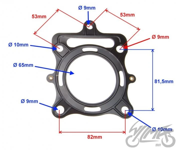 Uszczelki cylindra ATV200 woda komplet — ujęcie 2
