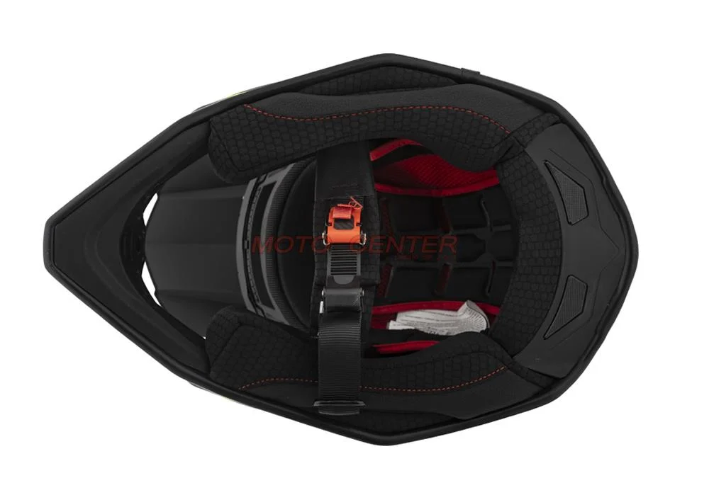 Kask crossowy BLEXX YS-217 czarny mat/grafit/zielony S Homologacja ECE R22.06 — ujęcie 8