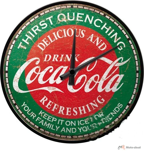 Zegar ścienny Coca-Cola green 51215