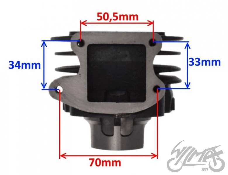Cylinder do Kymco Calypso SYM Jet 2T AC — ujęcie 4