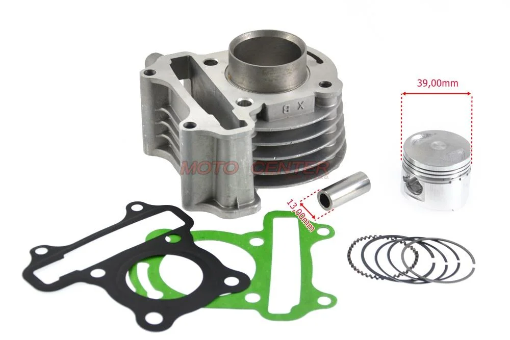 Cylinder 4T 50 cm³ 39,00 × 13 mm, skuter 139QMB GY6 Romet Junak Barton AC — ujęcie 3