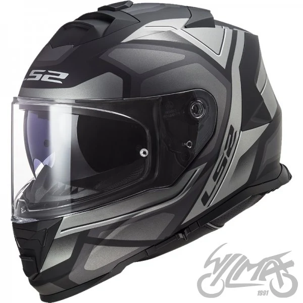 Kask LS2 FF800 Storm II Faster M. Titanium — rozmiar S — ujęcie 1