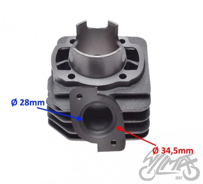Cylinder 70 cm³, 47 mm do wybranych skuterów Kymco 2T — AY3113B — ujęcie 3