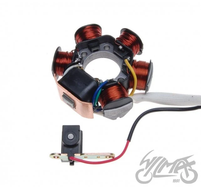 Stator iskrownik 6 cewek do Piaggio Gilera