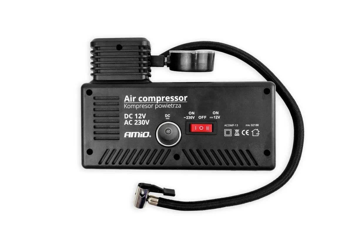 Kompresor samochodowy 12V/230V AMIO Acomp-13 — ujęcie 6