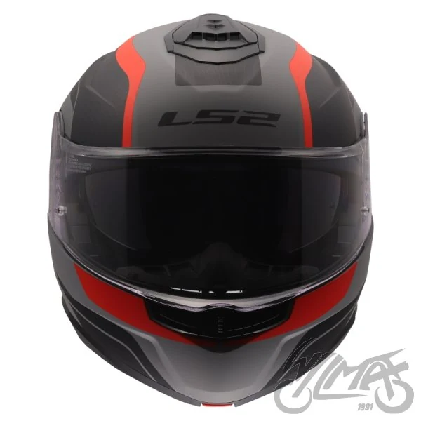 Kask szczękowy LS2 FF908 Strobe II Monza Black Grey Red — 3XL — ujęcie 4