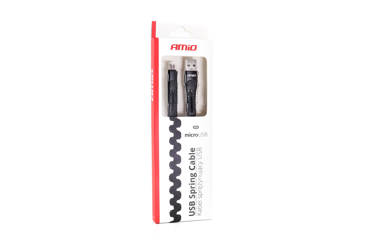 Kabel USB micro USB sprężynujący 1.2 m UC-12 — ujęcie 5
