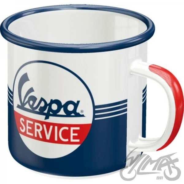 Kubek Vespa service emaliowany 43214 — ujęcie 2