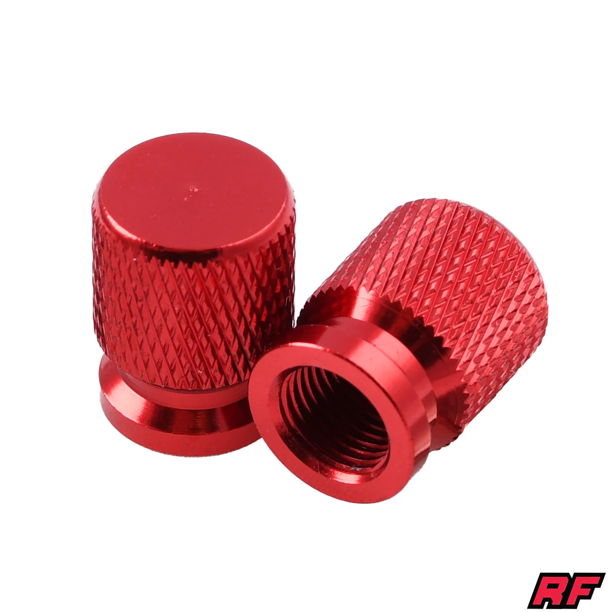 Nakrętka wentyla Racing Force cap V1 czerwona 2szt — ujęcie 1