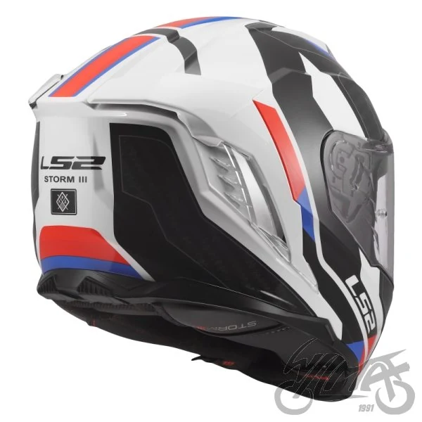 Kask LS2 FF818 Storm III sporty White Blue Red — rozmiar S — ujęcie 5