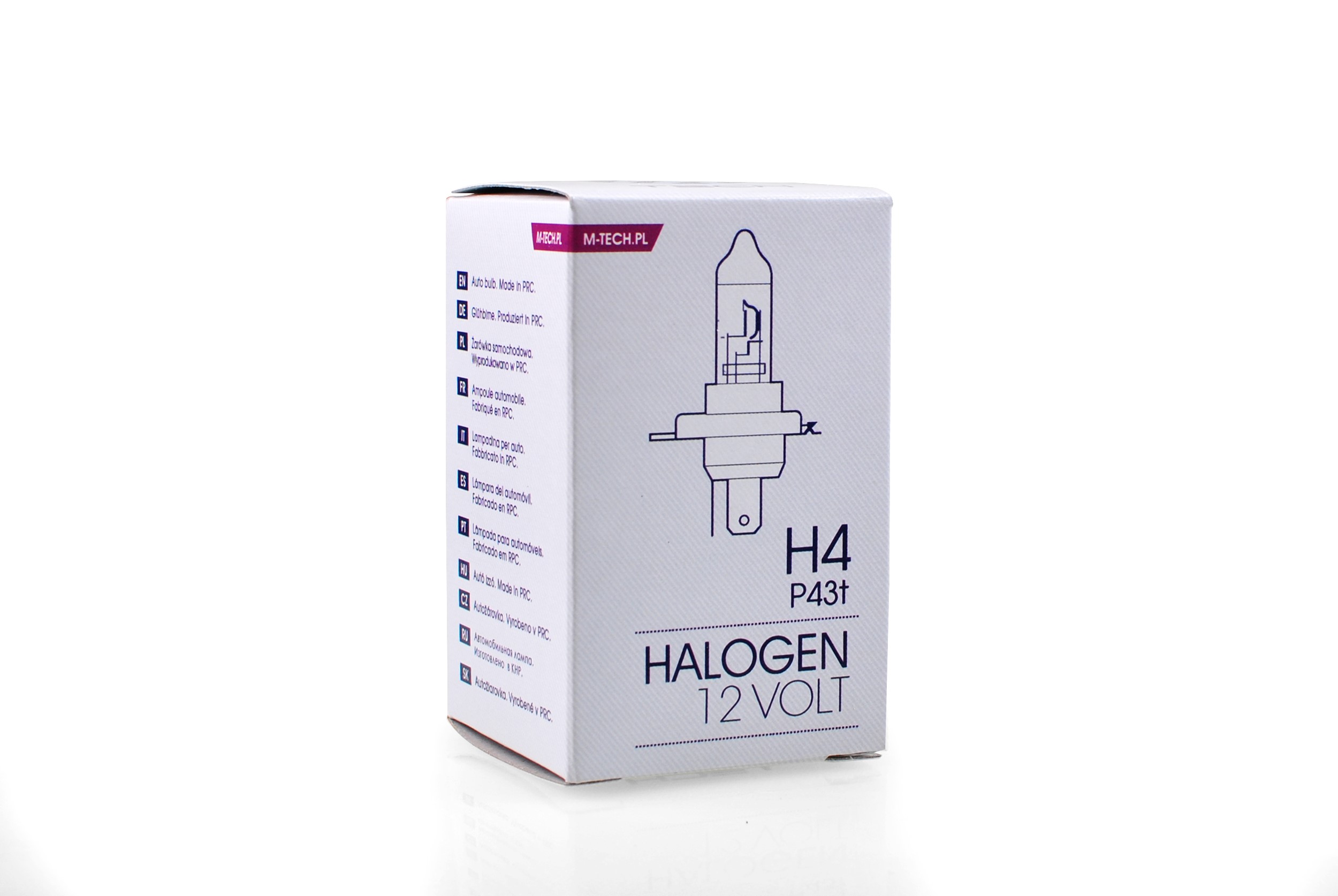 Żarówka halogenowa H4 12 V 60/55W P43T M-Tech — ujęcie 7