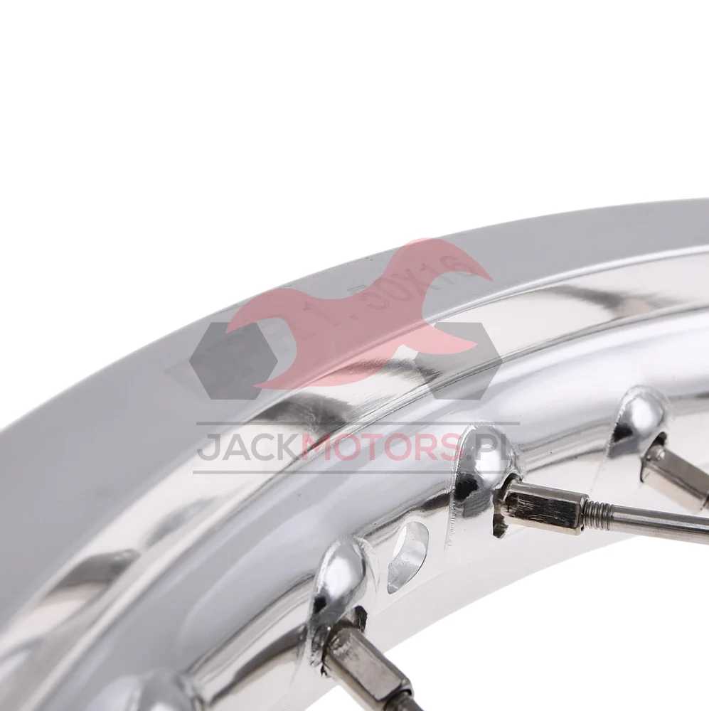 Koło jezdne Simson S51 1,50 × 16 aluminium DPR Classic szprychy chrom — ujęcie 4