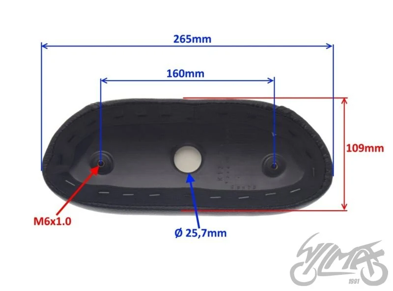 Oparcie kufra k-max — komplet — ujęcie 2