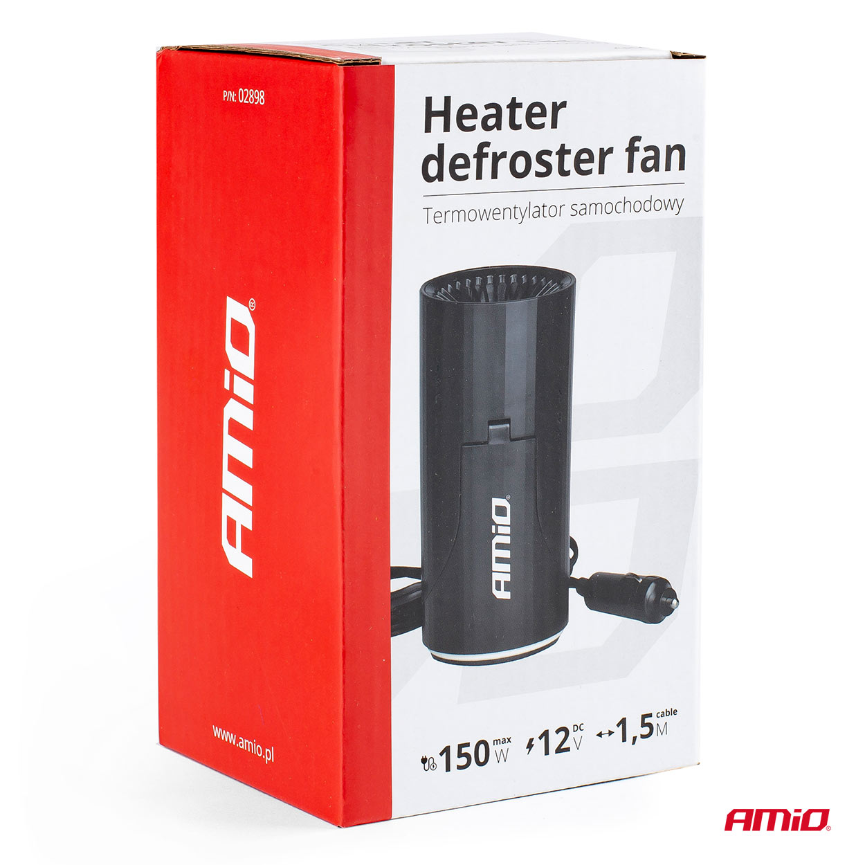 Termowentylator dmuchawa grzejnik samochodowy 12 V 150 W — ujęcie 8
