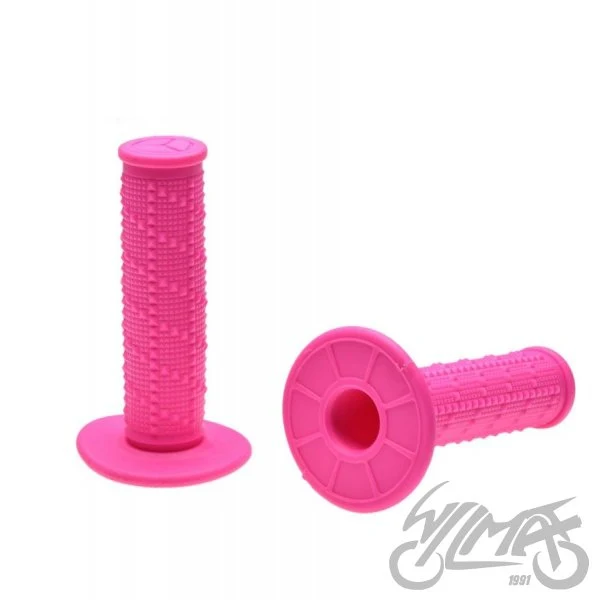 Chwyty kierownicy Enduro 22/24,5 mm — różowe, para AW56813P — ujęcie 1