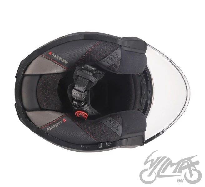 Kask LS2 OF603 Infinity II Lotus Matt Pink — rozmiar L — ujęcie 2