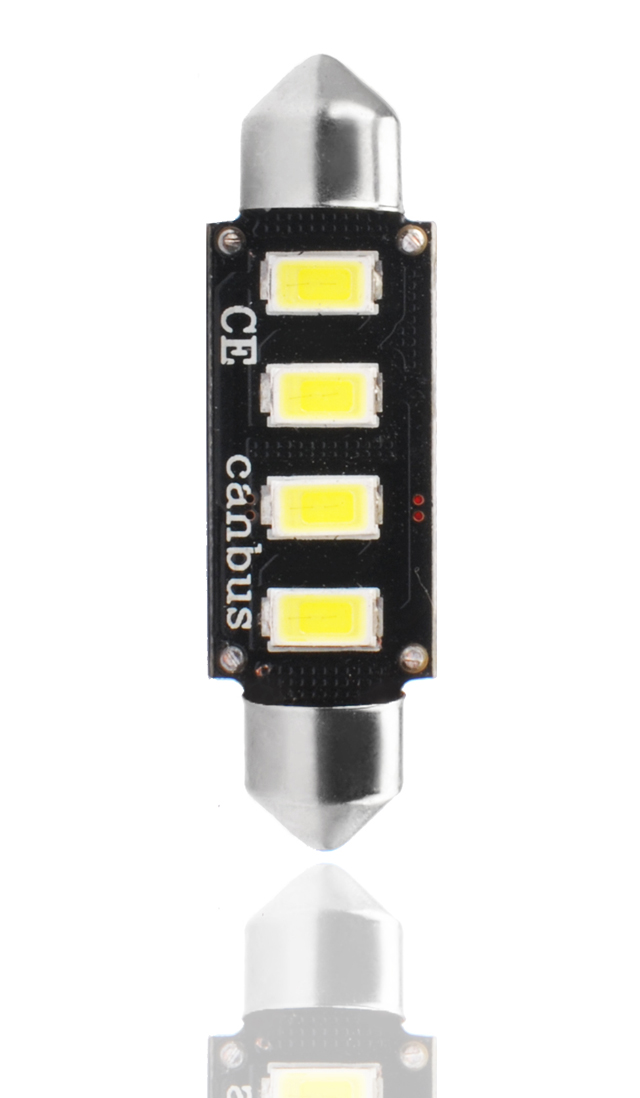 Żarówka LED C5W 42 mm 4-SMD 5730 CANBUS B M-Tech LB335W-01B — ujęcie 3