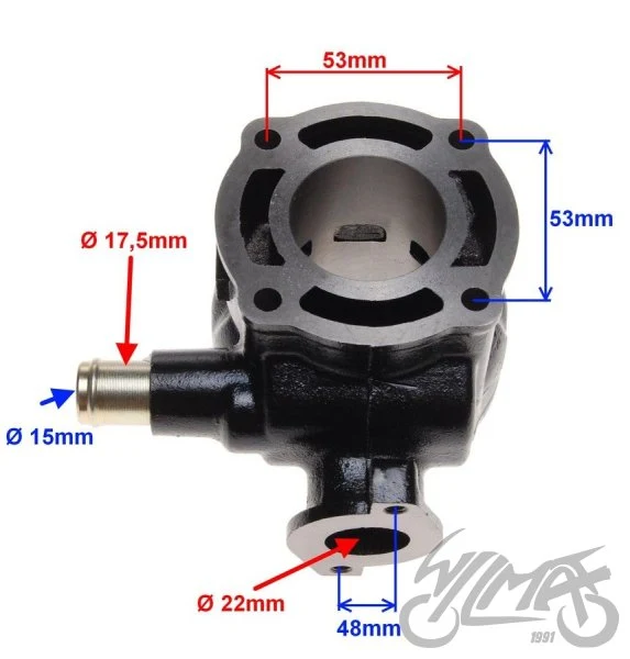 Cylinder do Suzuki Katana LC 41,00 bez głowicy — ujęcie 2