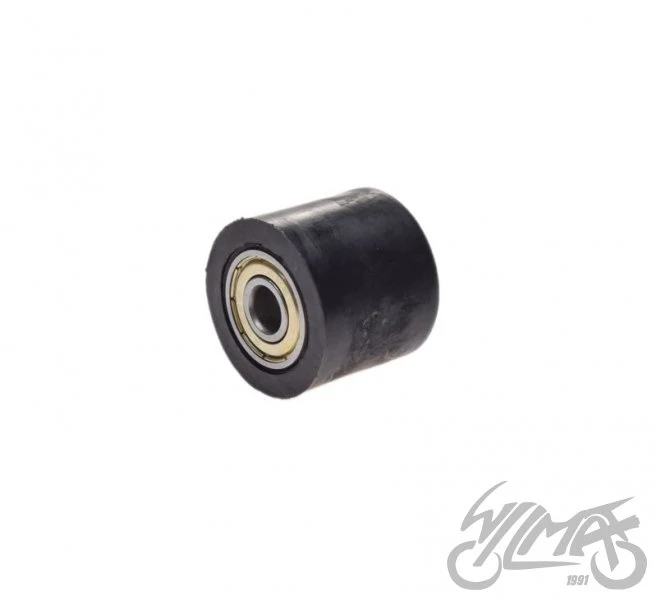 Rolka prowadząca łańcucha 32 mm — otwór 8 mm, czarna, AW56776