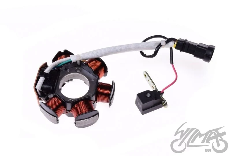 Stator iskrownik 6 cewek do Piaggio Gilera