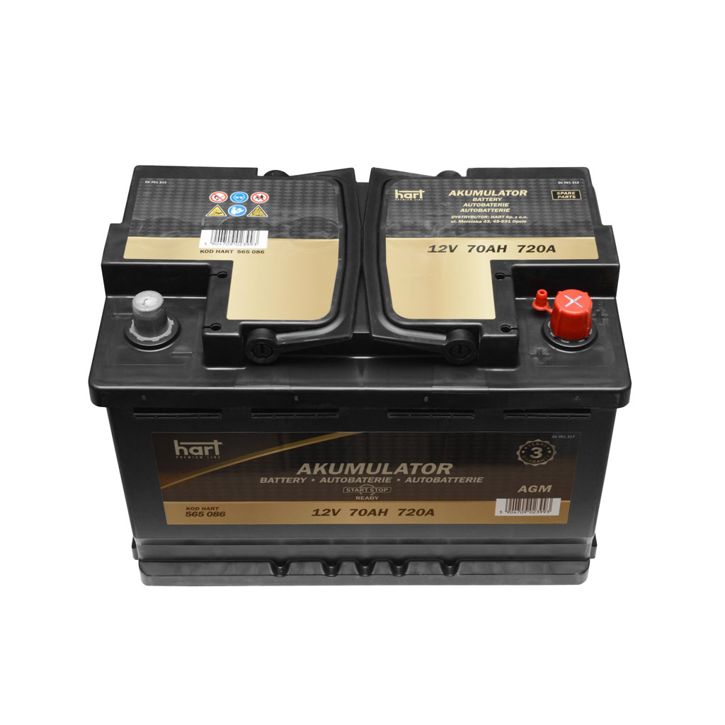 Akumulator 70 Ah 720A AGM P+ Premium HART 565 086 — ujęcie 2