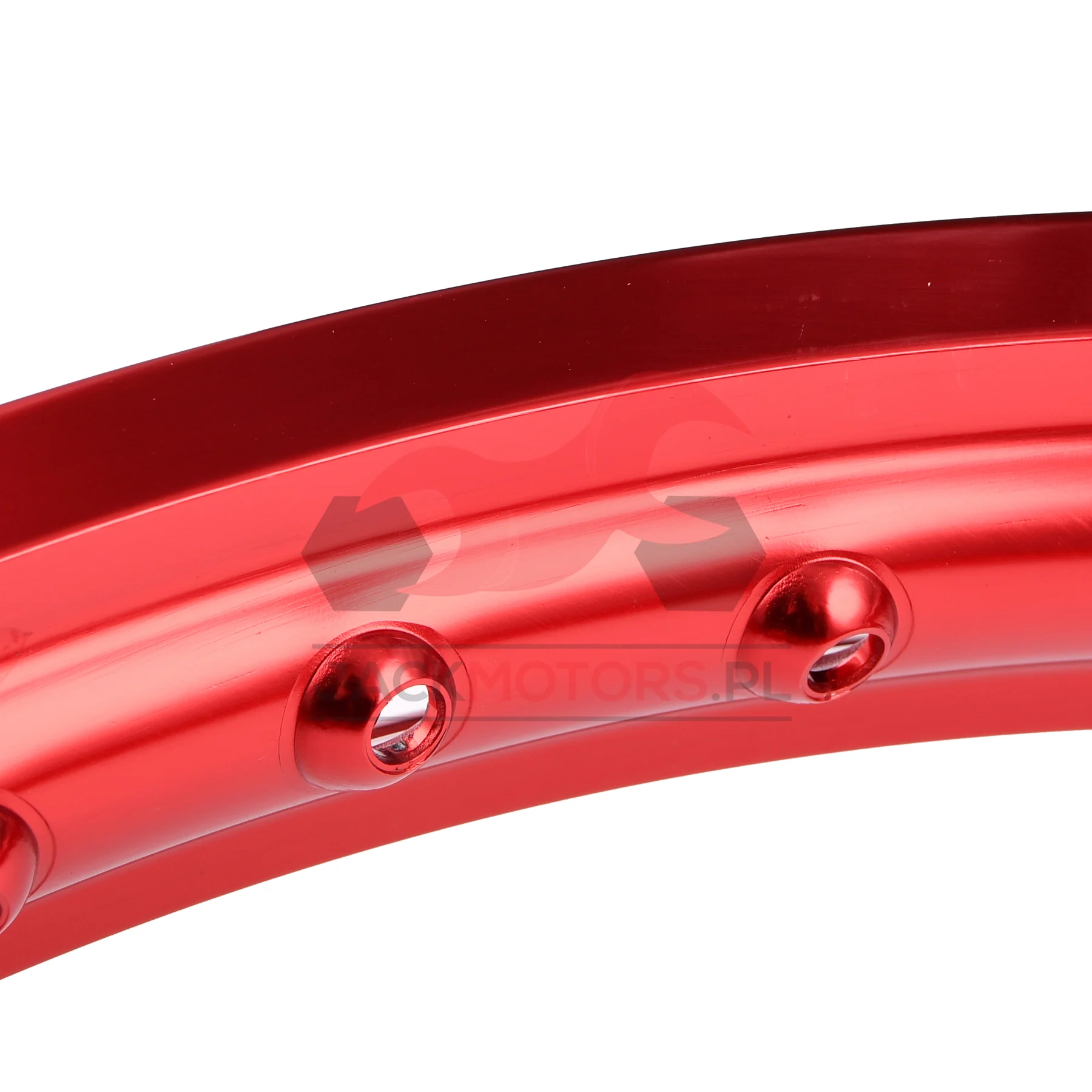 Obręcz koła 1,60 × 19 aluminiowa czerwona DPR Classic — ujęcie 3