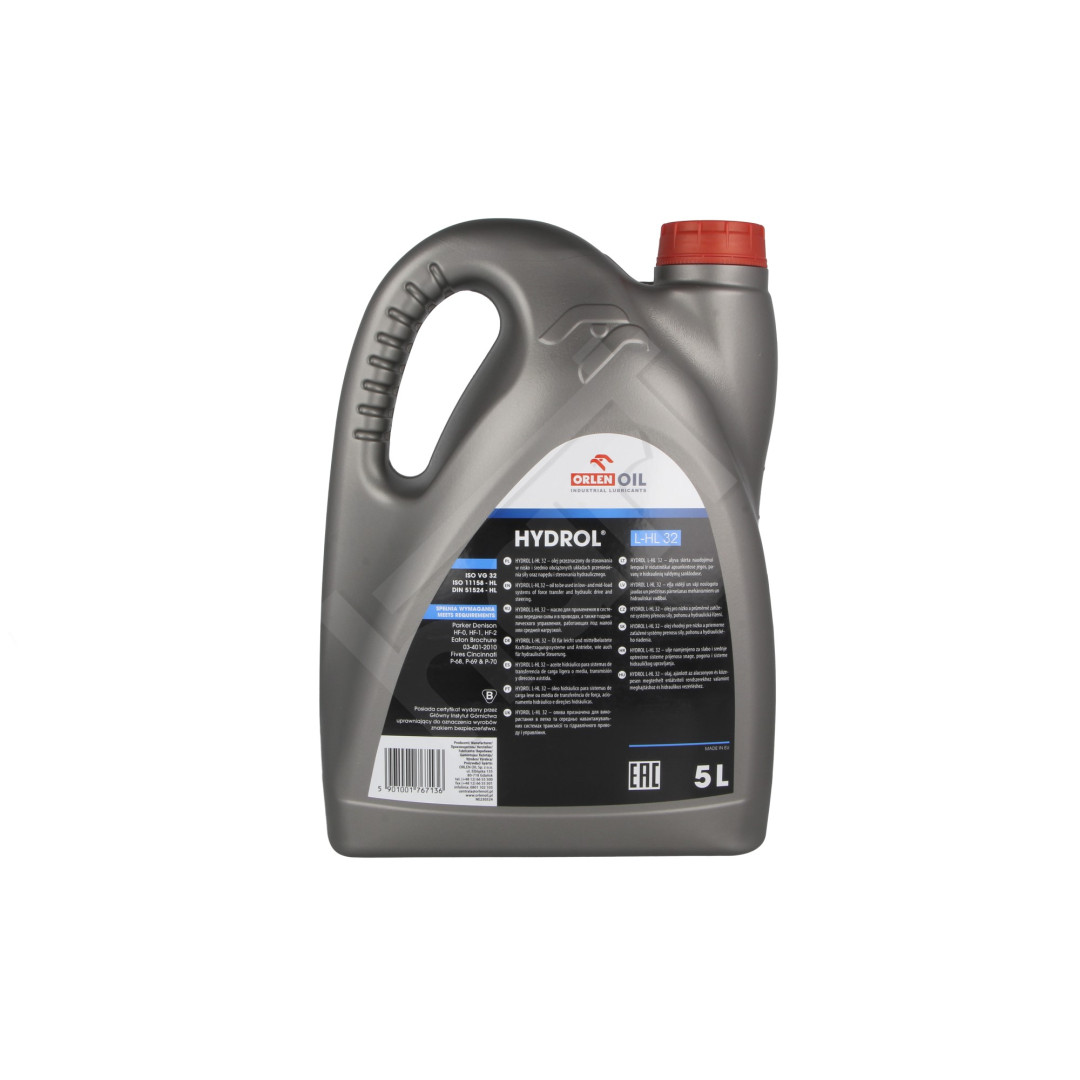 Olej hydrauliczny orlen hydrol L-HL32 — 5 l