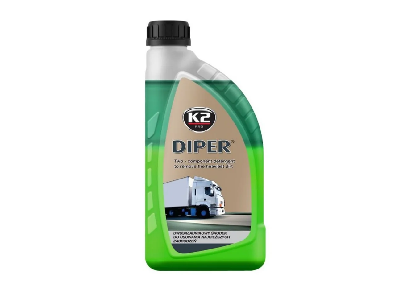 K2 DIPER 1 kg Dwuskładnikowy środek do usuwania najcięższych zabrudzeń