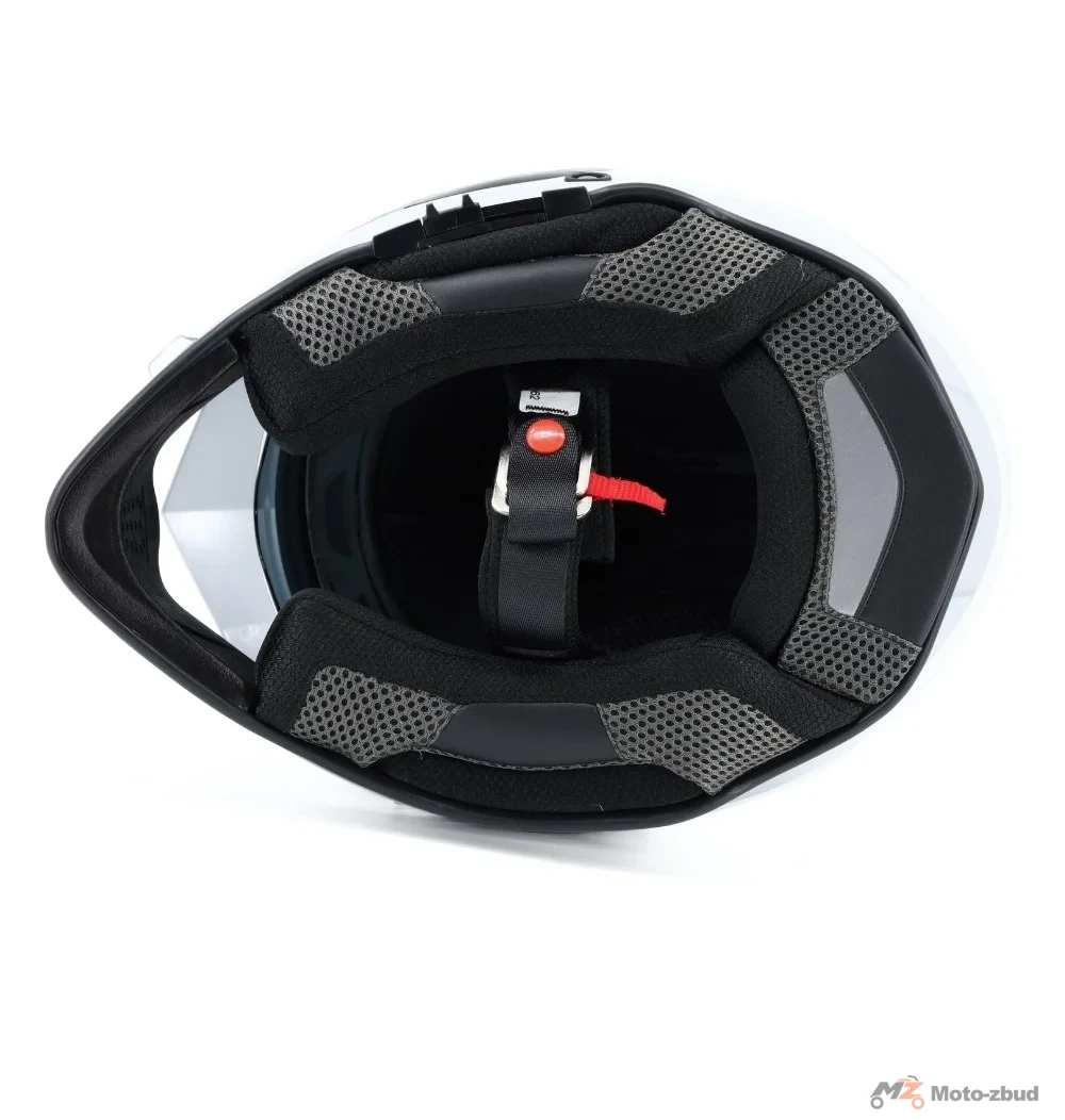 Kask VCAN model H331 nardo grey enduro z szybą i blendą szary S — ujęcie 7