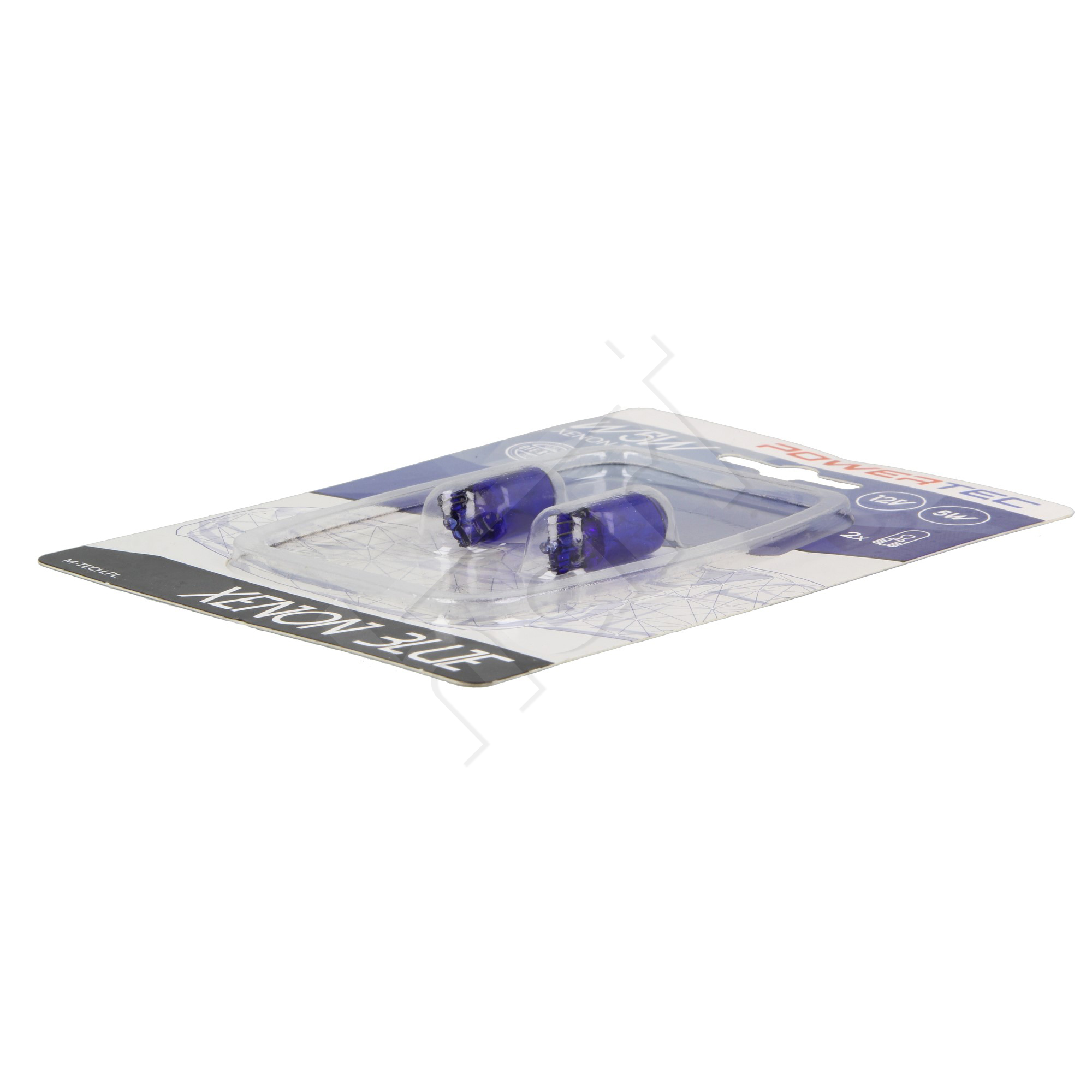 Żarówka całoszklana 12 V W5W xenon Blue, 2 szt. M-Tech PTZXB12-02B — ujęcie 2