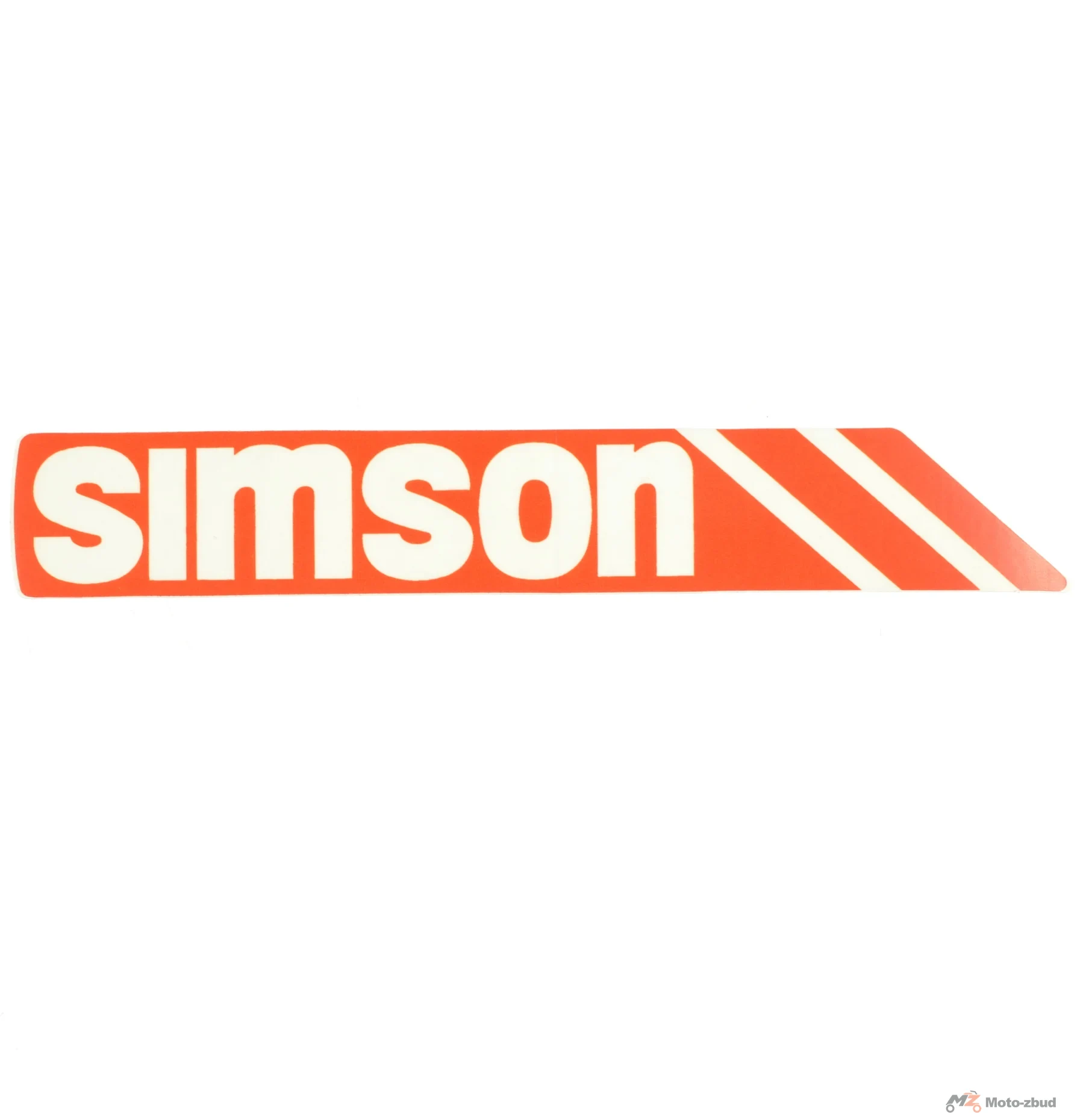 Naklejka Simson S53 S83 zbiornika czerwona lewa